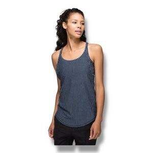 Lululemon Vita Striped Racer Tank Top Size 6